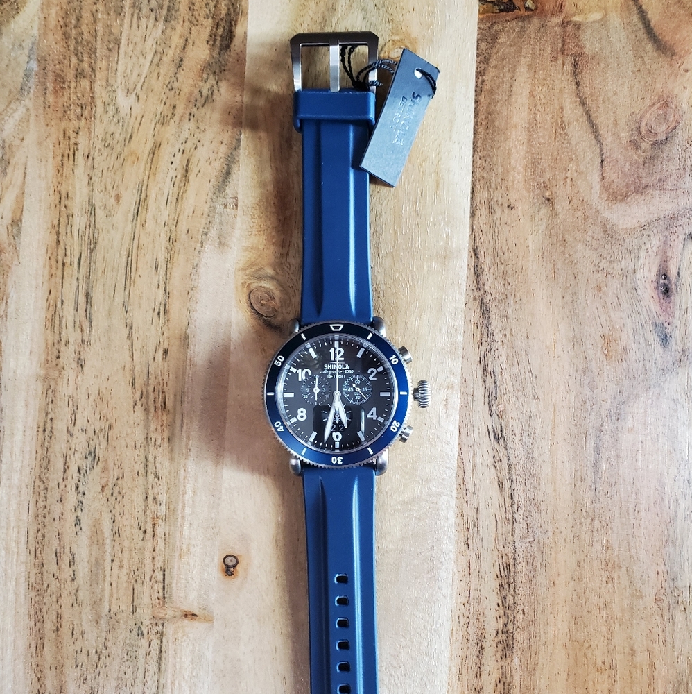 Shinola 48mm Runwell Sport Chrono Titanium